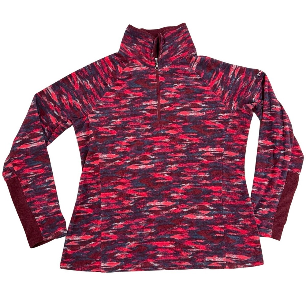 Columbia Women's Large Quarter Zip Fleece - Picture 2 of 9